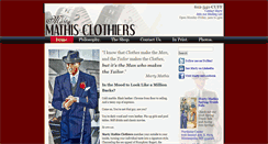 Desktop Screenshot of martymathisclothiers.com